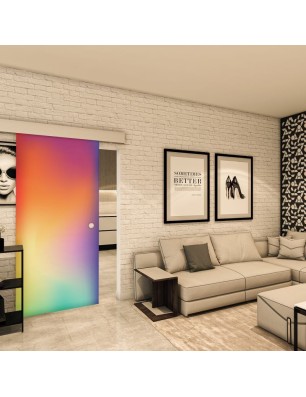 Glasschiebetür ECO-LINE - Fotoprint Model 5-modernes Zuhause
