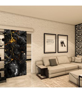 Glasschiebetür ECO-LINE - Fotoprint Model 6-modernes Zuhause