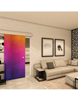 Glasschiebetür ECO-LINE - Fotoprint Model 7-modernes Zuhause