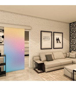 Glasschiebetür ECO-LINE - Fotoprint Model 8-modernes Zuhause