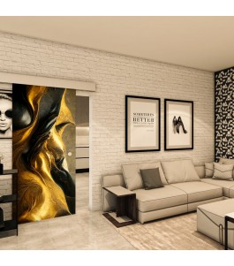 Glasschiebetür ECO-LINE - Fotoprint Model 10