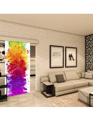 Glasschiebetür ECO-LINE - Fotoprint Model 17