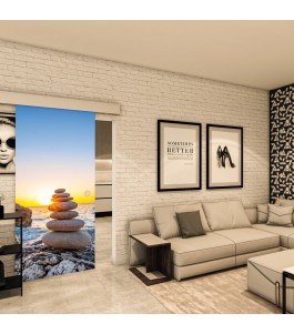 Glasschiebetür ECO-LINE - Fotoprint Model 36