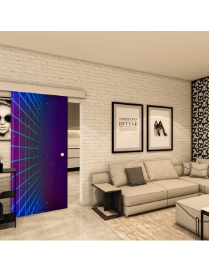 Glasschiebetür ECO-LINE - Fotoprint Model 90