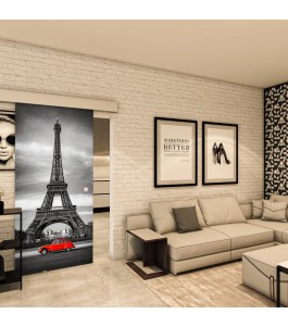 Glasschiebetür ECO-LINE - Fotoprint Model 205