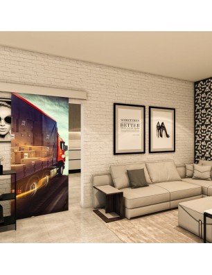 Glasschiebetür ECO-LINE - Fotoprint Model 261