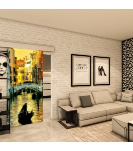 Glasschiebetür ECO-LINE - Fotoprint Model 314