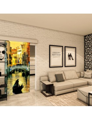Glasschiebetür ECO-LINE - Fotoprint Model 314