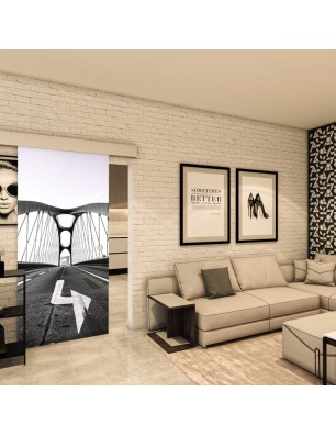 Glasschiebetür ECO-LINE - Fotoprint Model 330