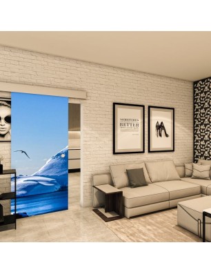 Glasschiebetür ECO-LINE - Fotoprint Model 331