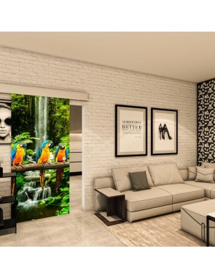 Glasschiebetür ECO-LINE - Fotoprint Model 338