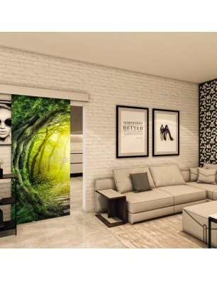 Glasschiebetür ECO-LINE - Fotoprint Model 348