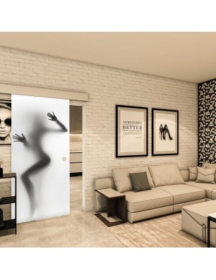 Glasschiebetür ECO-LINE - Fotoprint Model 354