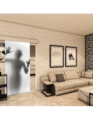 Glasschiebetür ECO-LINE - Fotoprint Model 355