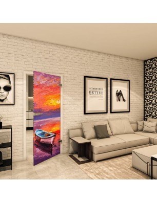 Ganzglastür - Fotoprint Model 23 für ein modernes Zuhause