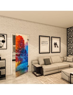 Ganzglastür - Fotoprint Model 25 für ein modernes Zuhause