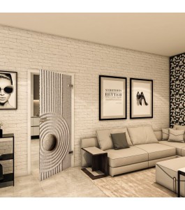 Ganzglastür - Fotoprint Model 39 für ein modernes Zuhause