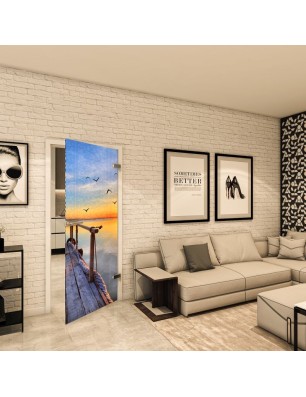 Ganzglastür - Fotoprint Model 44 für ein modernes Zuhause