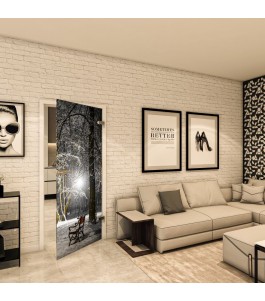 Ganzglastür - Fotoprint Model 46 für ein modernes Zuhause