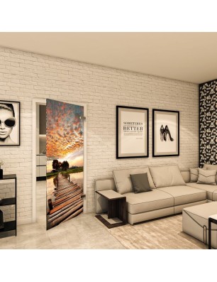Ganzglastür - Fotoprint Model 47 für ein modernes Zuhause