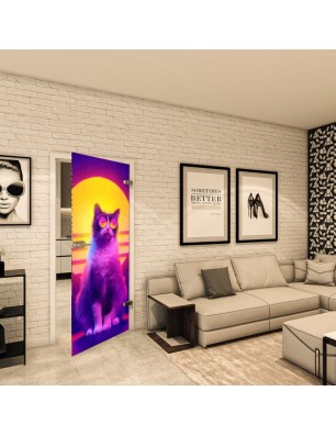Ganzglastür - Fotoprint Model 84 für ein modernes Zuhause