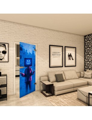 Ganzglastür - Fotoprint Model 86 für ein modernes Zuhause