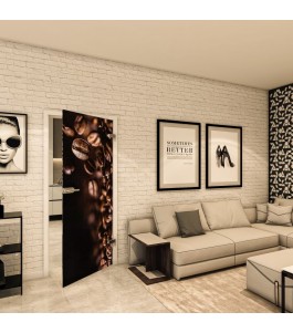 Ganzglastür - Fotoprint Model 104 für ein modernes Zuhause