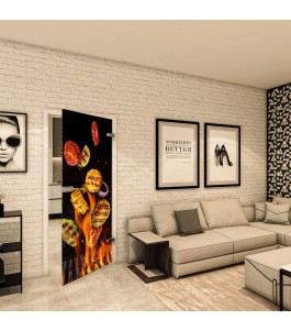 Ganzglastür - Fotoprint Model 118 für ein modernes Zuhause