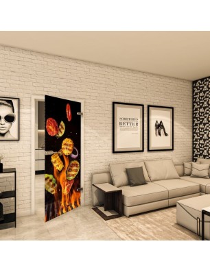 Ganzglastür - Fotoprint Model 118 für ein modernes Zuhause