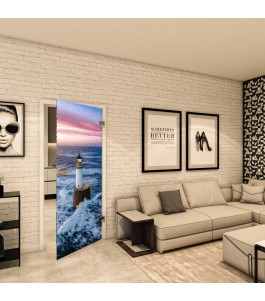 Ganzglastür - Fotoprint Model 124 für ein modernes Zuhause