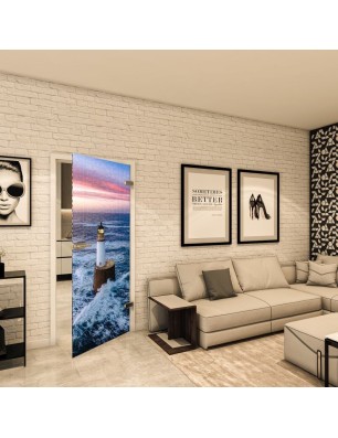 Ganzglastür - Fotoprint Model 124 für ein modernes Zuhause