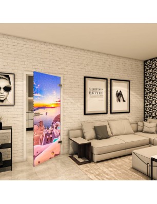 Ganzglastür - Fotoprint Model 125 für ein modernes Zuhause