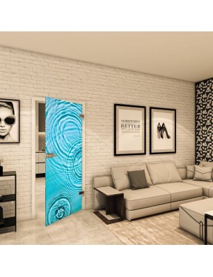 Ganzglastür - Fotoprint Model 145 für ein modernes Zuhause