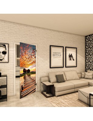 Ganzglastür - Fotoprint Model 155 für ein modernes Zuhause