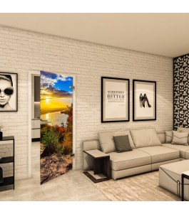 Ganzglastür - Fotoprint Model 199 für ein modernes Zuhause
