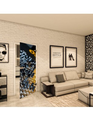 Ganzglastür - Fotoprint Model 201 für ein modernes Zuhause