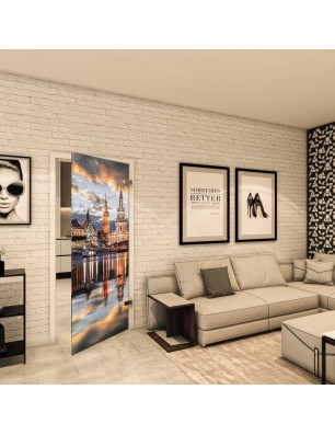 Ganzglastür - Fotoprint Model 203 für ein modernes Zuhause