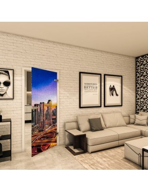 Ganzglastür - Fotoprint Model 207 für ein modernes Zuhause
