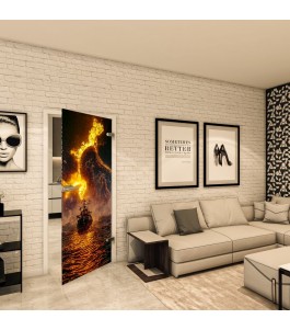 Ganzglastür - Fotoprint Model 225 für ein modernes Zuhause