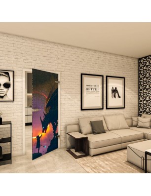 Ganzglastür - Fotoprint Model 243 für ein modernes Zuhause