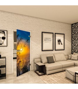 Ganzglastür - Fotoprint Model 283 für ein modernes Zuhause