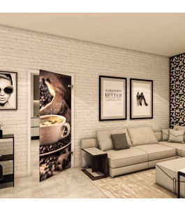 Ganzglastür - Fotoprint Model 313 für ein modernes Zuhause