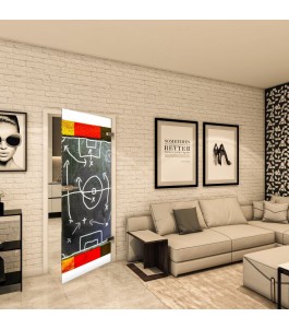 Ganzglastür - Fotoprint Model 327 für ein modernes Zuhause