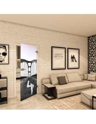 Ganzglastür - Fotoprint Model 330 für ein modernes Zuhause