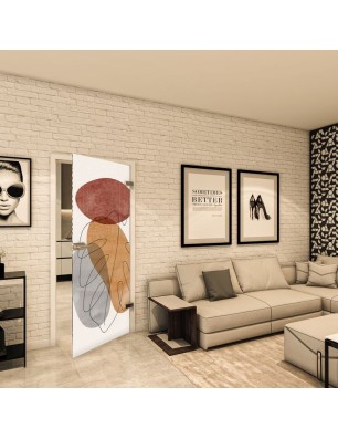 Ganzglastür - Fotoprint Model 345 für ein modernes Zuhause