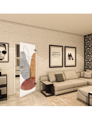 Ganzglastür - Fotoprint Model 346 für ein modernes Zuhause