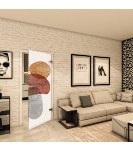 Ganzglastür - Fotoprint Model 347 für ein modernes Zuhause
