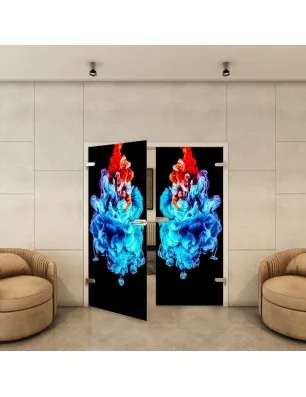 Ganzglastür - Fotoprint Model 3 für ein modernes Zuhause