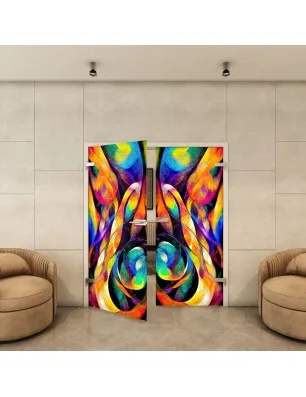 Ganzglastür - Fotoprint Model 14 für ein modernes Zuhause