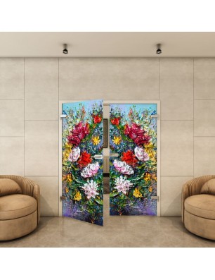 Ganzglastür - Fotoprint Model 22 für ein modernes Zuhause